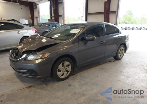 2014 Honda Civic Lx из США, поврежденный, VIN 19XFB2F56EE063380